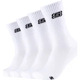 Skechers Športne nogavice 2pk Tennis Cushioned Socks Bela