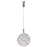  LED luster na sajli PERFORATO LED/6,3W/230V 3000K, sjajni hrom, prečnik 25 cm | Eponuda.com