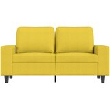  Dvosjed od tkanine svjetložuti 120 cm Žuta | Shoptok.si