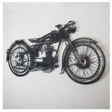 WALLXPERT APT222LS Zidna dekoracija Cafe Racer, 100x47cm, Crna | Eponuda.ba