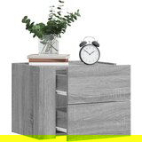 vidaXL Stenska nočna omarica 2 kosa siva sonoma 45x30x35 cm Cene