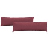 vidaXL jastučići za sofu 2 pcs vinska crvena 145 x 40 cm tkanina | shoptok.hr