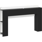  Glava kreveta s ormarićem s pohranom Crna 135 x 18,5 x 80 cm | Eponuda.com
