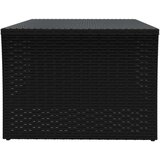  Stolić za kavu crni 100 x 50 x 40 cm od poliratana | shoptok.hr