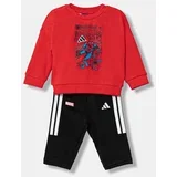 Adidas Otroški kompleti Marvel Spider-Man Jogger Kids Rdeča