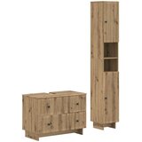  Set kupaonskih ormara od 2 dijela EDE Hrast artisan | shoptok.hr