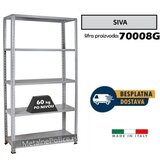  Polica metal-metal 187x100x35cm, 5x60kg Siva - vijak | ePonuda.com