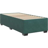 vidaXL Box spring krevet s madracem tamnozeleni 80 x 200 cm baršunasti | shoptok.hr