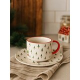 Sinsay Šalica i tanjurić s božićnim motivom | shoptok.hr