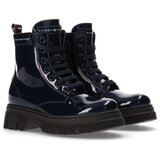 Tommy Hilfiger Lace Up Bootie Blue Tamno plava | shoptok.hr
