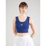 Adidas Športni top 'Essentials' temno modra / bela | Shoptok.si