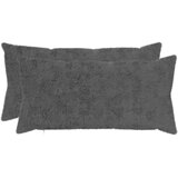  Presvlaka za jastuk 2 kom. HEERLEN Tamnosiva 40 x 80 cm | shoptok.hr
