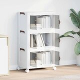 vidaXL Škatla za shranjevanje s kolesi 28 L 48,5x29,5x86 cm | Shoptok.si