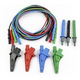 HT Instruments Komplet preskusnih vodov\, ki ga sestavljajo 4 preskusni vodi\, 4 sponke za aligator\, 3 sonde Universalkit G3 merilni kabel\, komplet [ - ] 1 kos, (20422959) Cene