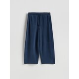 Reserved Loose hlače - mornarsko plava | shoptok.hr
