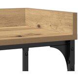  Konzolni stol s policom hrast artisan 100 x 30 x 80 cm | shoptok.hr