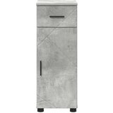 vidaXL Kopalniška omarica s predalom Betonsko siva 30 x 35 x 80 cm | Shoptok.si