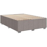  LED okvir za krevet s madracem Sivosmeđa 140 x 200 cm Tkanina | shoptok.hr