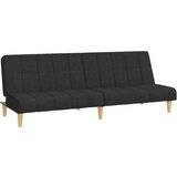  Kavč dvosed z ležiščem črno blago, (21038223) | Shoptok.si