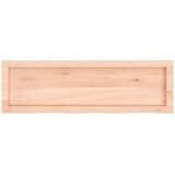  Zidna polica 100x30x(2-4) cm neobrađena masivna hrastovina | Eponuda.com
