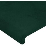  LED uzglavlje tamnozeleno 80 x 5 x 78/88 cm baršunasto | shoptok.hr