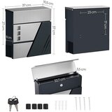 Songmics Stenski poštni nabiralnik GMB053G01 | Shoptok.si