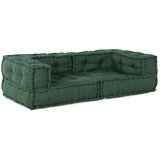  Modularna sofa s 2 sjedišta, zelena, 140x70x36, tkanina | shoptok.hr