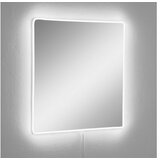 Hanah home ogledalo sa led osvetljenjem square 50x50 cm white