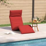  Sklopiva ležaljka za sunčanje crvena 175x54x8,5 cm Oxford tkanina | shoptok.hr