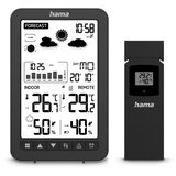 Hama meteorološka stanica Ko Samui s vanjskim senzorom, bežicna veza, alarm crna | shoptok.hr