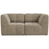 Makamii Rjava žametna sedežna garnitura 180 cm Aloha – | Shoptok.si