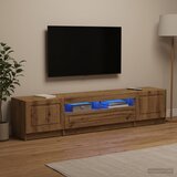  5-dijelni LED TV ormarić Hrast artisan Konstruirano drvo - Hrast artisan 100 cm | shoptok.hr