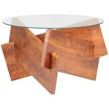 vidaXL Klubska mizica 60 cm trden akacijev les | Shoptok.si