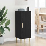  Kreveta Zidne Crni hrast 34,5 x 34 x 90 cm Konstruirano drvo | shoptok.hr
