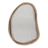 RugsX ORGANIC 2125 sisal preproga Kamen ecru / naravna – moderna nepravilna oblika 133x190 cm, (5000175258) | Shoptok.si