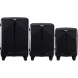 WINGS set od tri kofera Nimfa od polipropilena veličine V M S crni | shoptok.hr