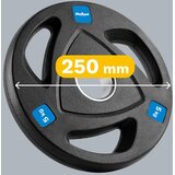 Rebel Active olimpijski utezi od lijevanog željeza, gumirani, 4x5 kg, rupa 51 mm | shoptok.hr