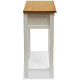  Kutni stolić 50 x 32 x 75 cm od masivne hrastovine | shoptok.hr