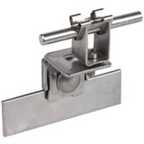 DEHN StSt držač krovnog vodiča za limene krovove s paralelnim preklopom s gripom za Rd 8 mm 223031 DLH DG 8 SF0.7 8 V2A držač krovnog vodiča | Eponuda.ba