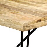 vidaXL Jedillna miza 180x90x76 cm trden mangov les | Shoptok.si