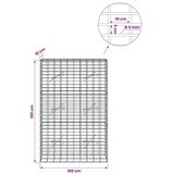  Gabion s žicom debljine 5 mm i mrežom 5x10 cm 100x10x150 cm - 10 cm 150 cm 100 cm | shoptok.hr