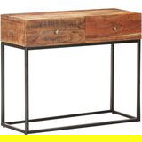 vidaXL Konzolni stol 90 x 35 x 75 cm od grubog bagremovog drva | shoptok.hr