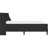  Okvir kreveta s madracem s uzglavljem Crna 180 x 200 cm Baršun | shoptok.hr