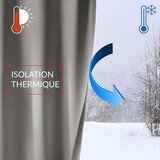 Douceur d intérieur Smeđa termo izolacijska zavjesa od samta 140x260 cm Madison – | shoptok.hr