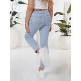 DStreet Damskie jeansy skinny BLUEVIBE niebieskie | Shoptok.si