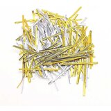 INORCO 2 Pack De 1600 Pices Attaches Mtalliques,Lien Torsad Candy Bag Ties Lien Torsad Pour Emballage De Bonbonsor Et Argent, (21985714) | Shoptok.si