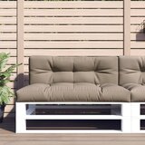 vidaXL Blazine za palete 2 kosa taupe blago | Shoptok.si