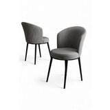 Hanah home Set stolica, 6 dijelova, siva | Eponuda.ba