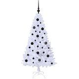  Umjetno božićno drvce Bijela 150 cm PVC i čelik | shoptok.hr