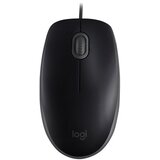 Logitech B110 SILENT USB optična črna miška Cene